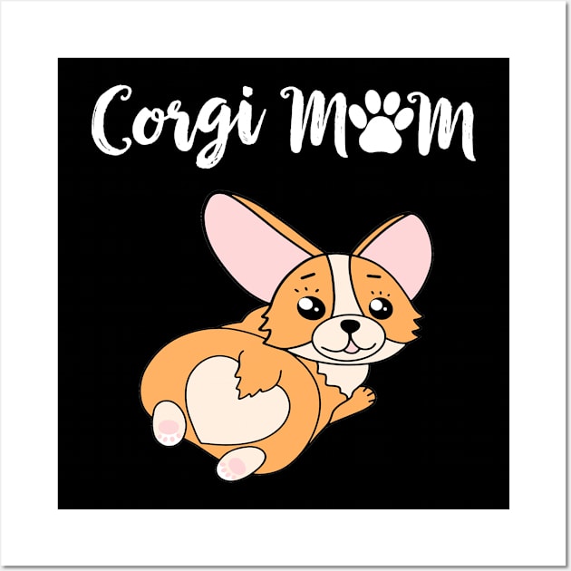 Corgi Mom (253) Wall Art by Drakes